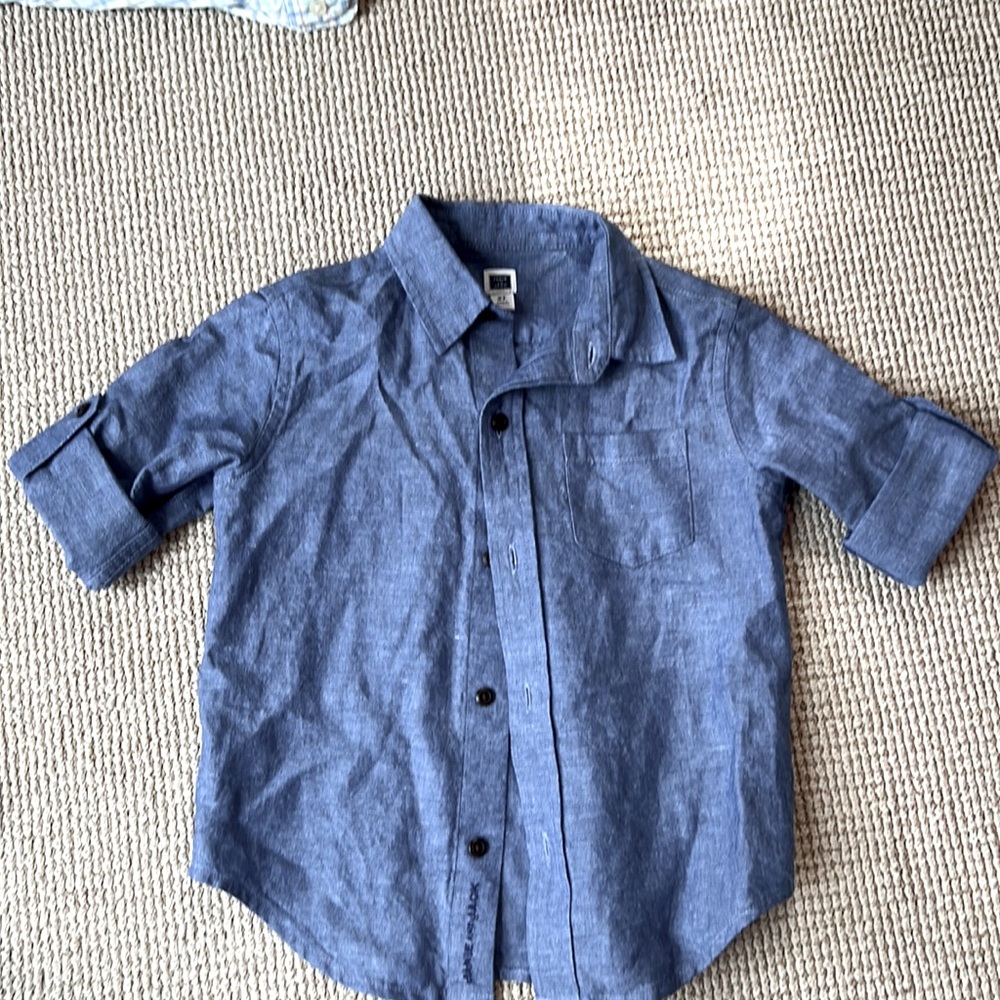 Janie and Jack Chambray 2T button down